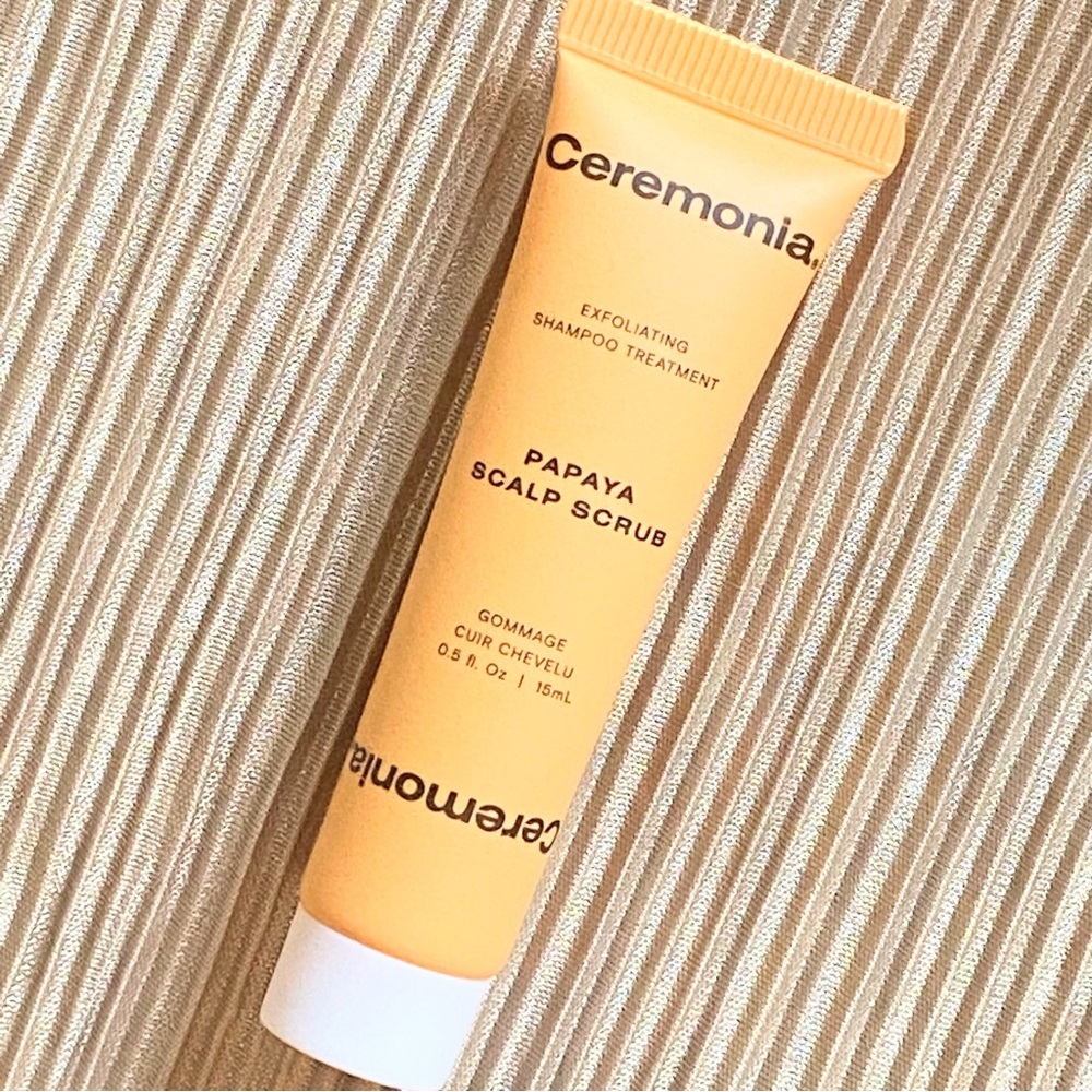 Ceremonia Papaya Scalp Scrub 15ml Travel Size